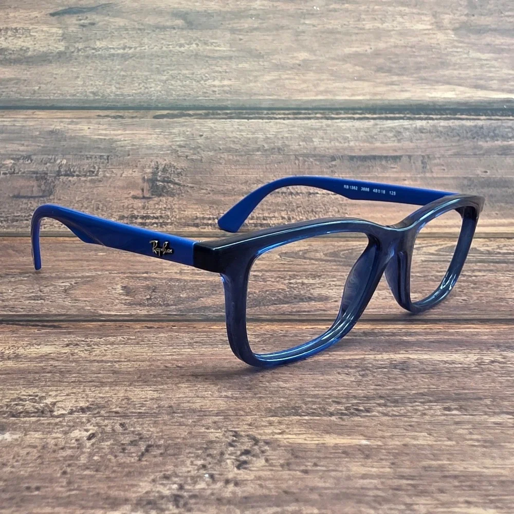 Ray-Ban Junior RB1562 3686 Blue Navy Square Eyeglasses 48-16-125